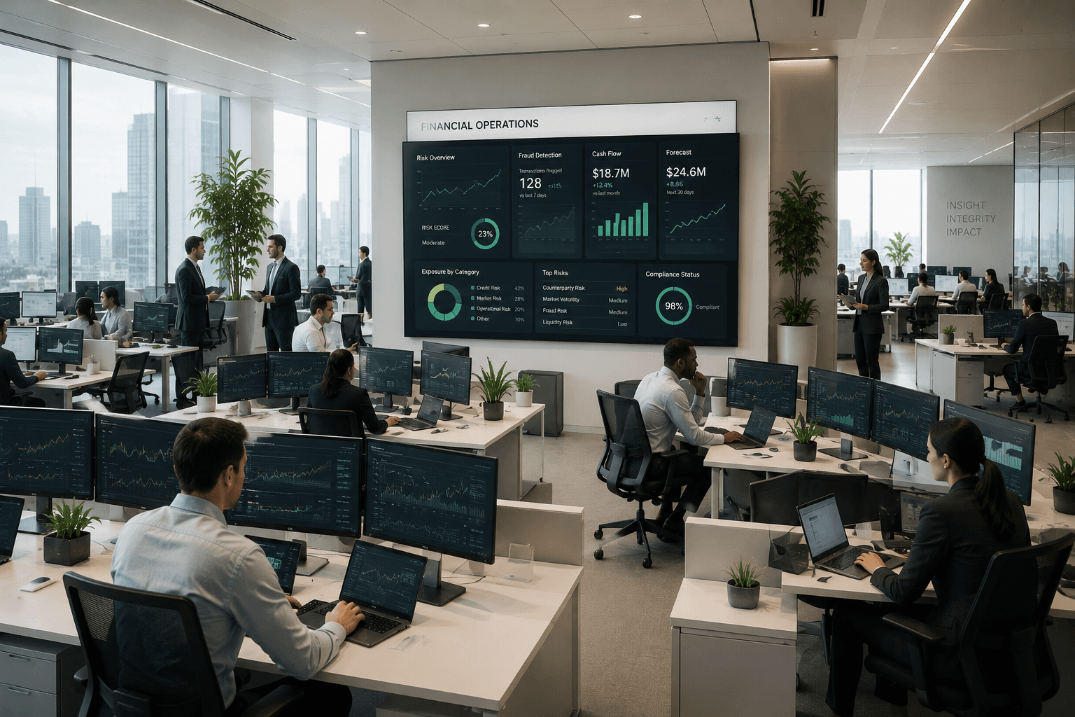 OpenQCore'ün Finansal Hizmetler için yapay zeka çözümleri